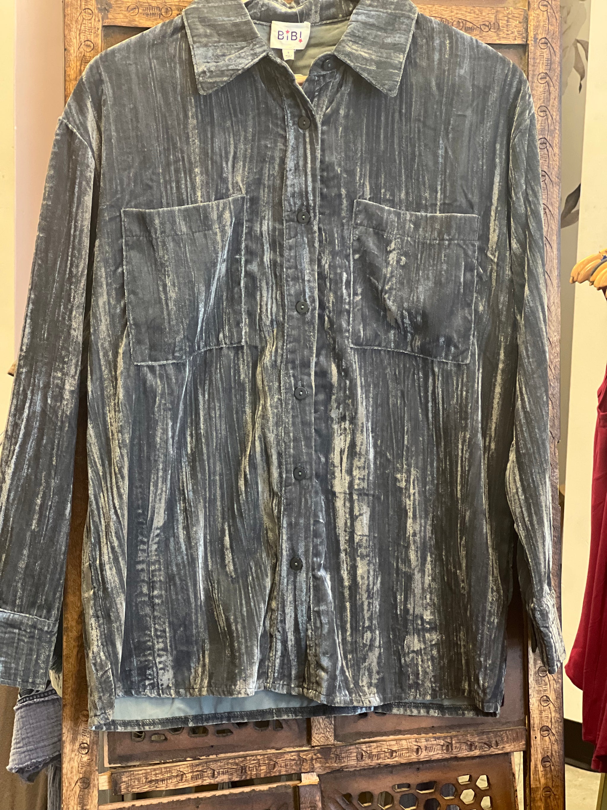 Anthropologie Velvet cheapest shacket