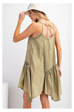 Load image into Gallery viewer, Faded Olive Charmed Dress
