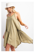 Load image into Gallery viewer, Faded Olive Charmed Dress
