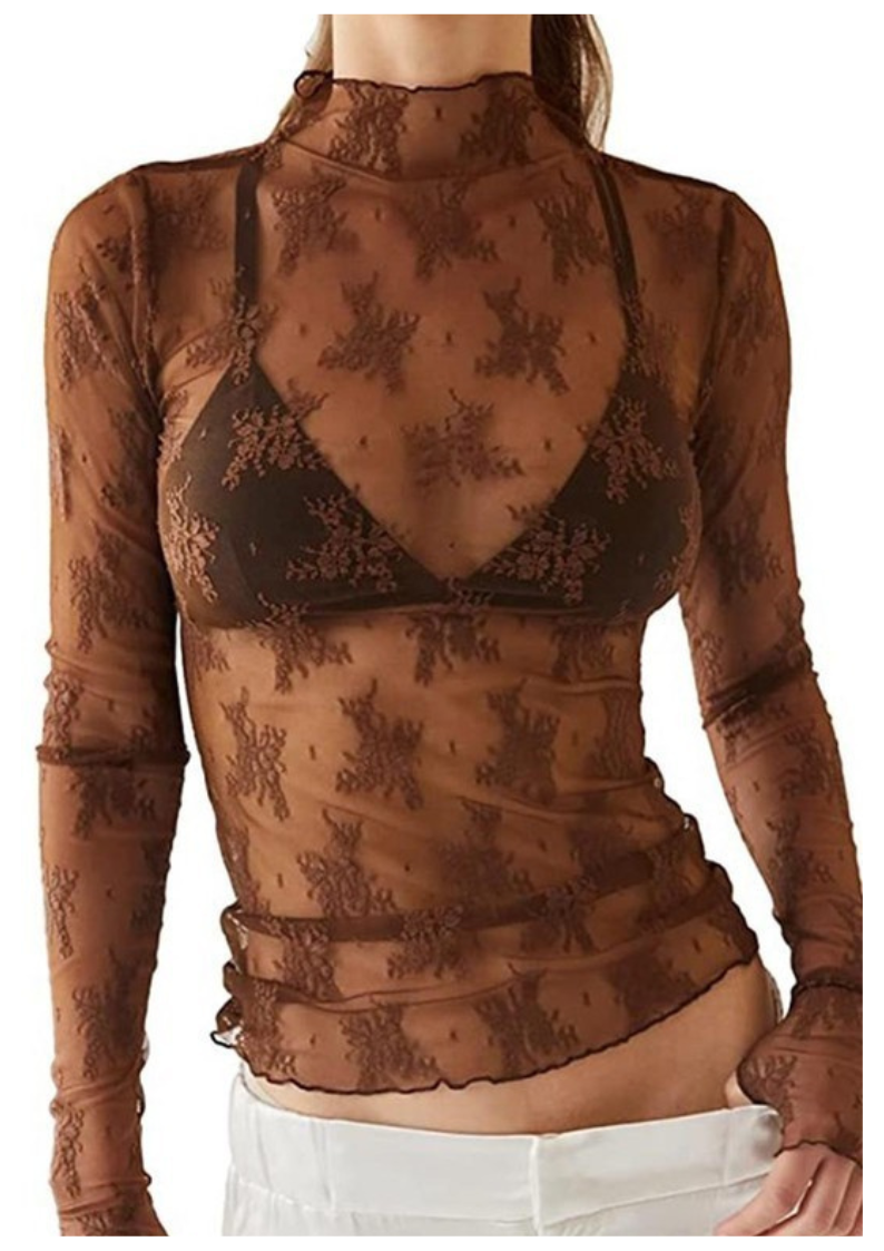 Espresso Dream Lace Top