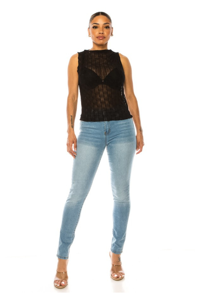 Curvy Lace Layering Tank