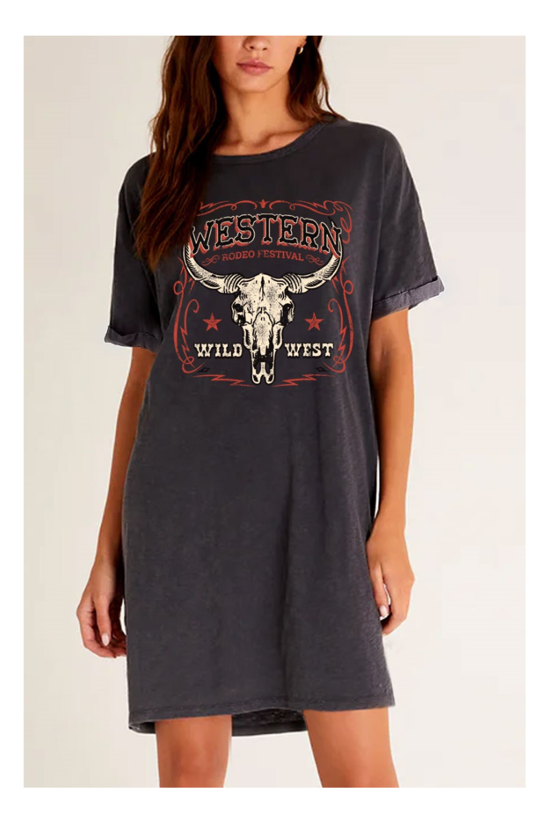 Wild, Wild West Tee Dress