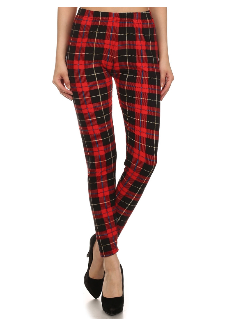 Holiday Plaid Legging