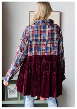 Load image into Gallery viewer, Velvet Ruffles Top
