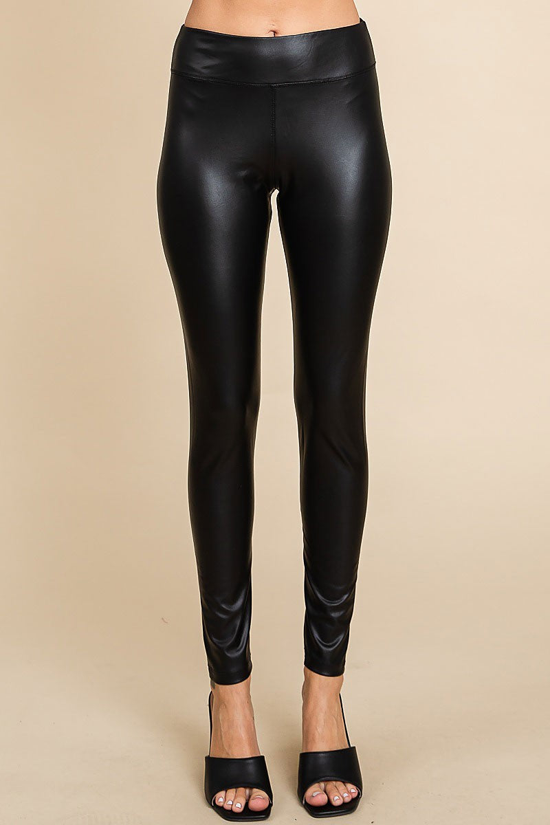 Vegan Leather Legging