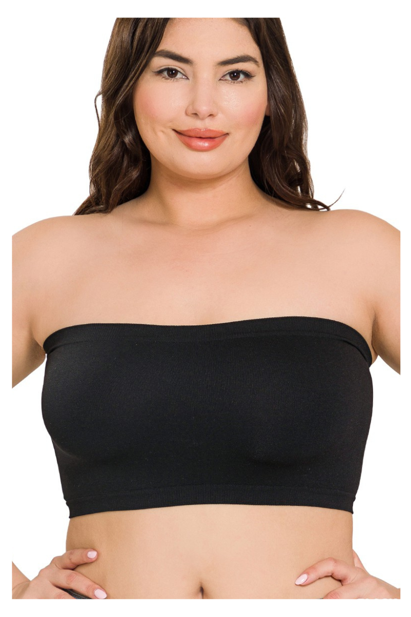 Curvy Bandeau in Black